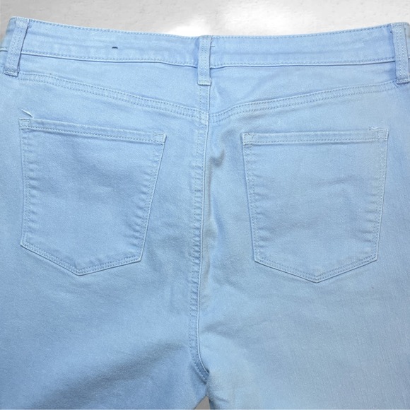 Talbots High-Waist Jegging Ankle Pants Light Blue Size 12 Womens Slim Denim - Picture 7 of 9